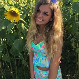 Lilly Pulitzer two piece outfit